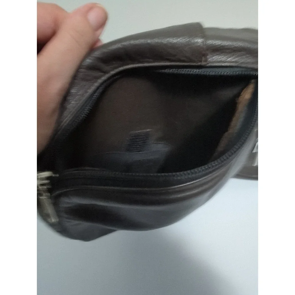 Galco Holster Carry Purse Brown Leather Concealed Shoulder Bag No Key